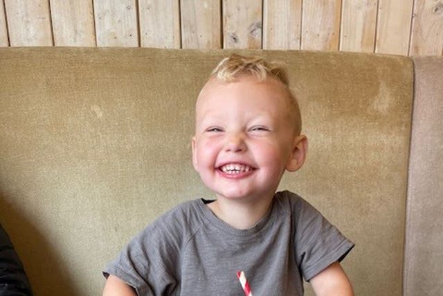 Albie Speakman died after he was run over with a farm vehicle driven by his father Neil Speakman (Greater Manchester Police/PA)