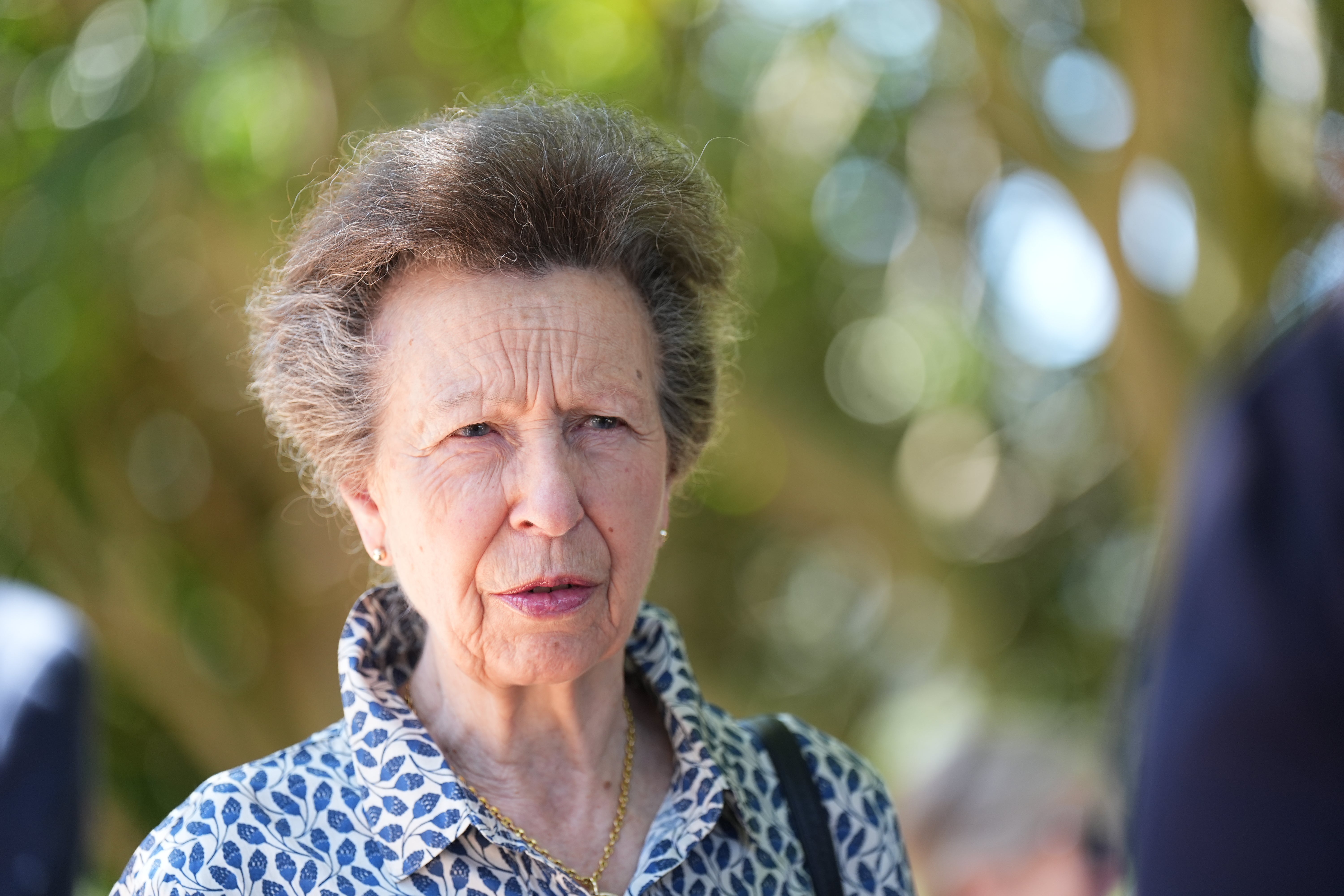 The Princess Royal has started her two-day trip to South Africa solo