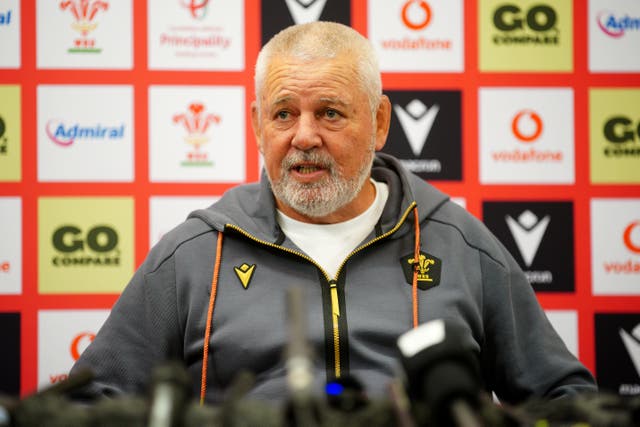 Warren Gatland has fired a warning to Wales’ critics ahead of the Six Nations (Ben Birchall/PA)