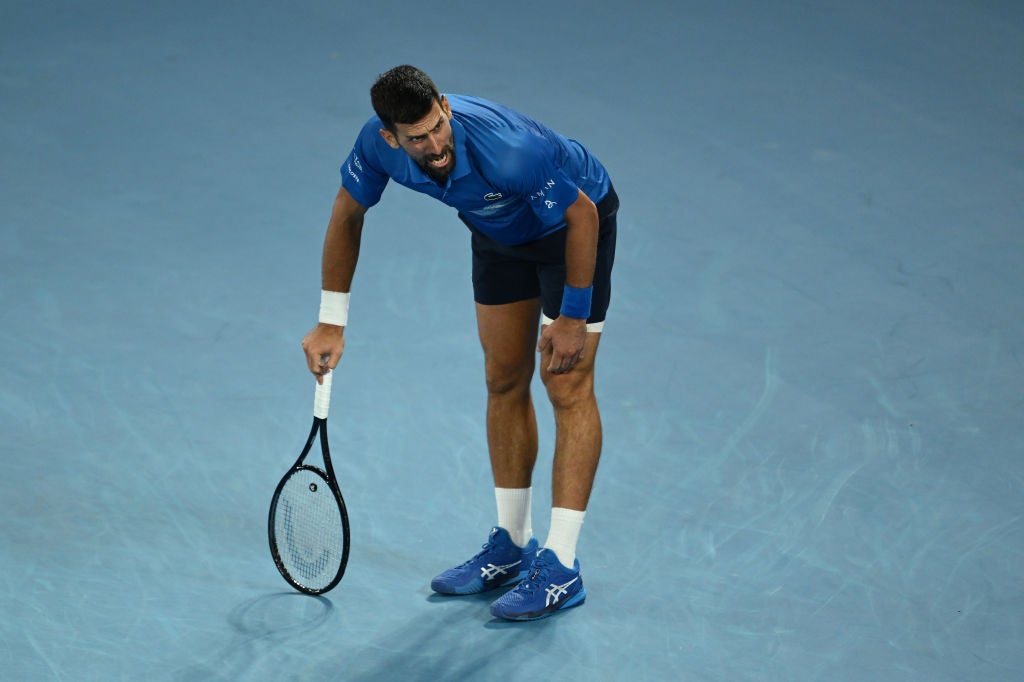 Djokovic struggled physically before taking a medical timeout