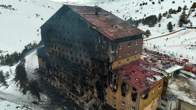 Turkey arrests nine after 76 killed in horror ski hotel fire