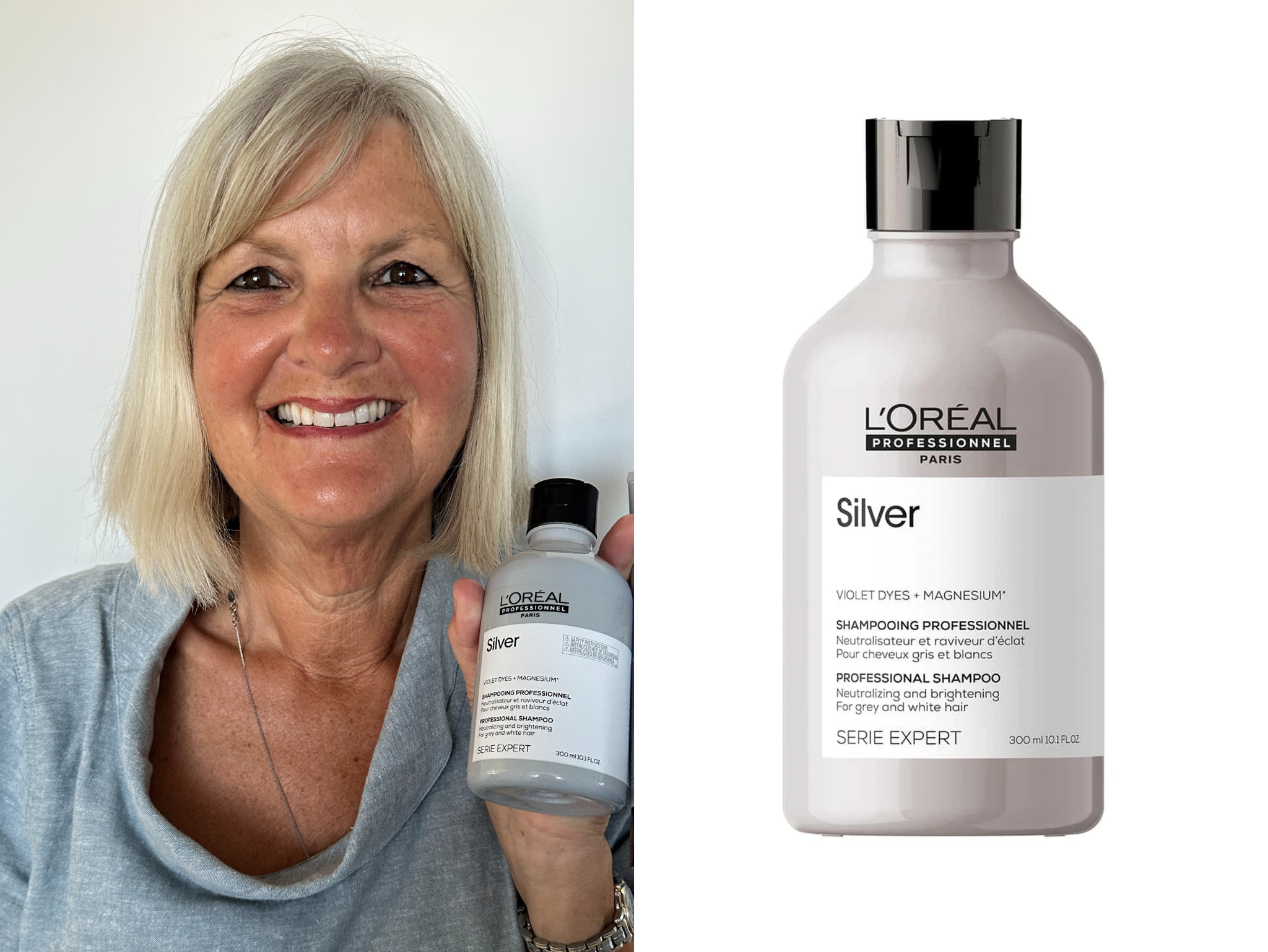 best shampoos and conditioners L'oreal slider2 slider3 slider4 slider1 slider2 slider3 slider4 Serie Expert Silver Shampoo for Grey white or light blonde hair indybest