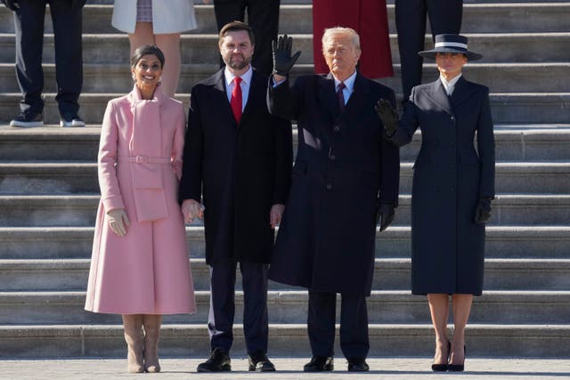 <p>Las parejas Primera y Segunda se reunieron para cenar en la residencia del Vicepresidente el jueves</p>