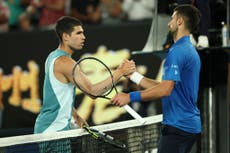 The moment Carlos Alcaraz let Novak Djokovic mount an epic, improbable Australian Open comeback