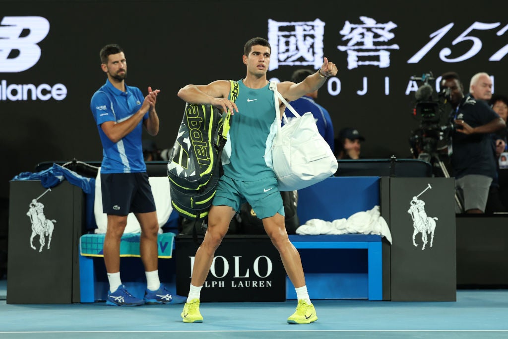 Djokovic battled back to win in four sets