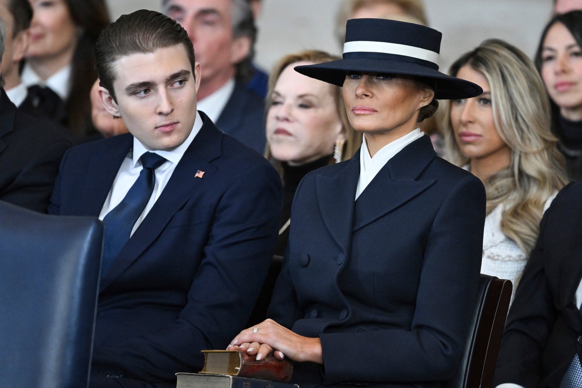 Melania Trump slams online rumors that Trump’s vendetta against Harvard is due to Barron