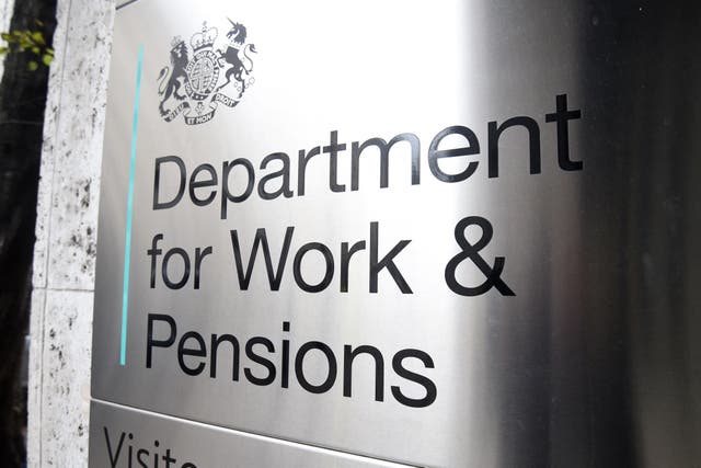 <p>The Department for Work & Pensions (Kirsty O’Connor/PA)</p>