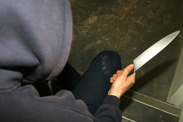 There has been a ‘notable increase’ in the number of robberies involving a knife or sharp instrument, according to the Office for National Statistics (Katie Collins/PA)