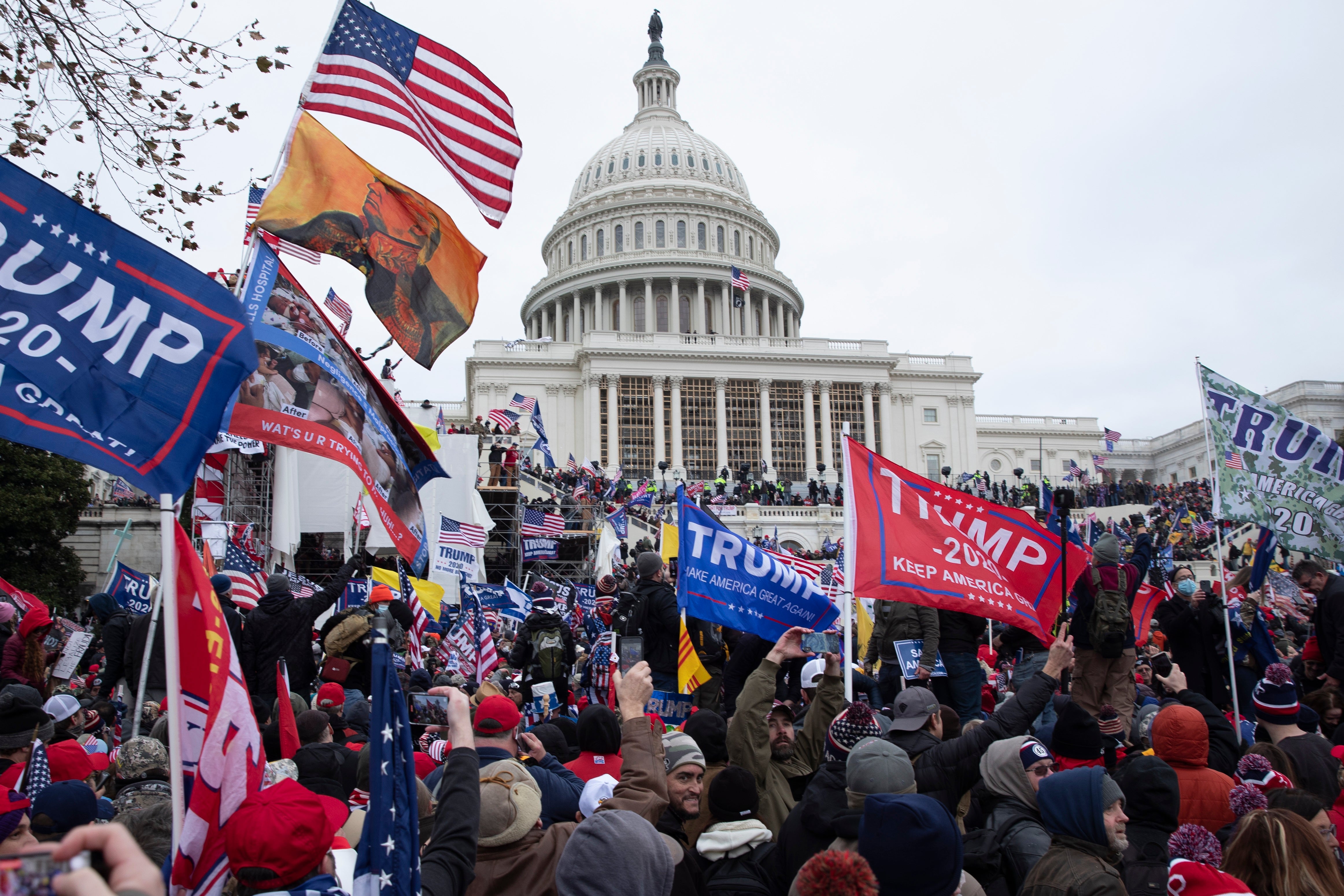 Ball was among the thousands of people who participated in the January 6 attack on the Capitol