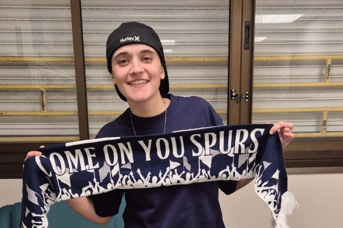 Emily Damari is an avid Tottenham fan (Family handout/PA)