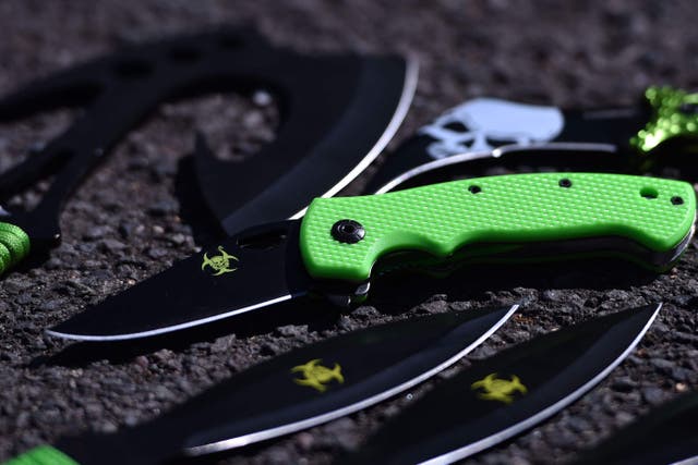 So-called zombie knives are easily available online (Joe Giddens/PA)