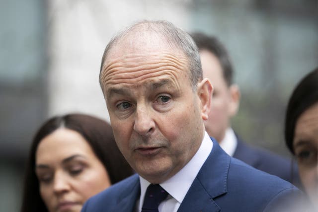 Fianna Fail leader Micheal Martin had been poised to become the new Taioiseach until a row over speaking time in the Dail delayed proceedings (Gareth Chaney/PA)