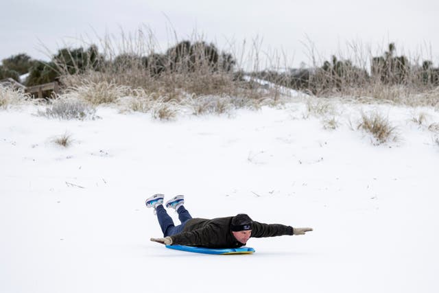APTOPIX Winter Blasts Weather