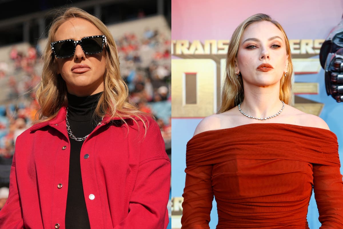 Brittany Mahomes went to a Chiefs game six days after giving birth. Scarlett Johansson has thoughts