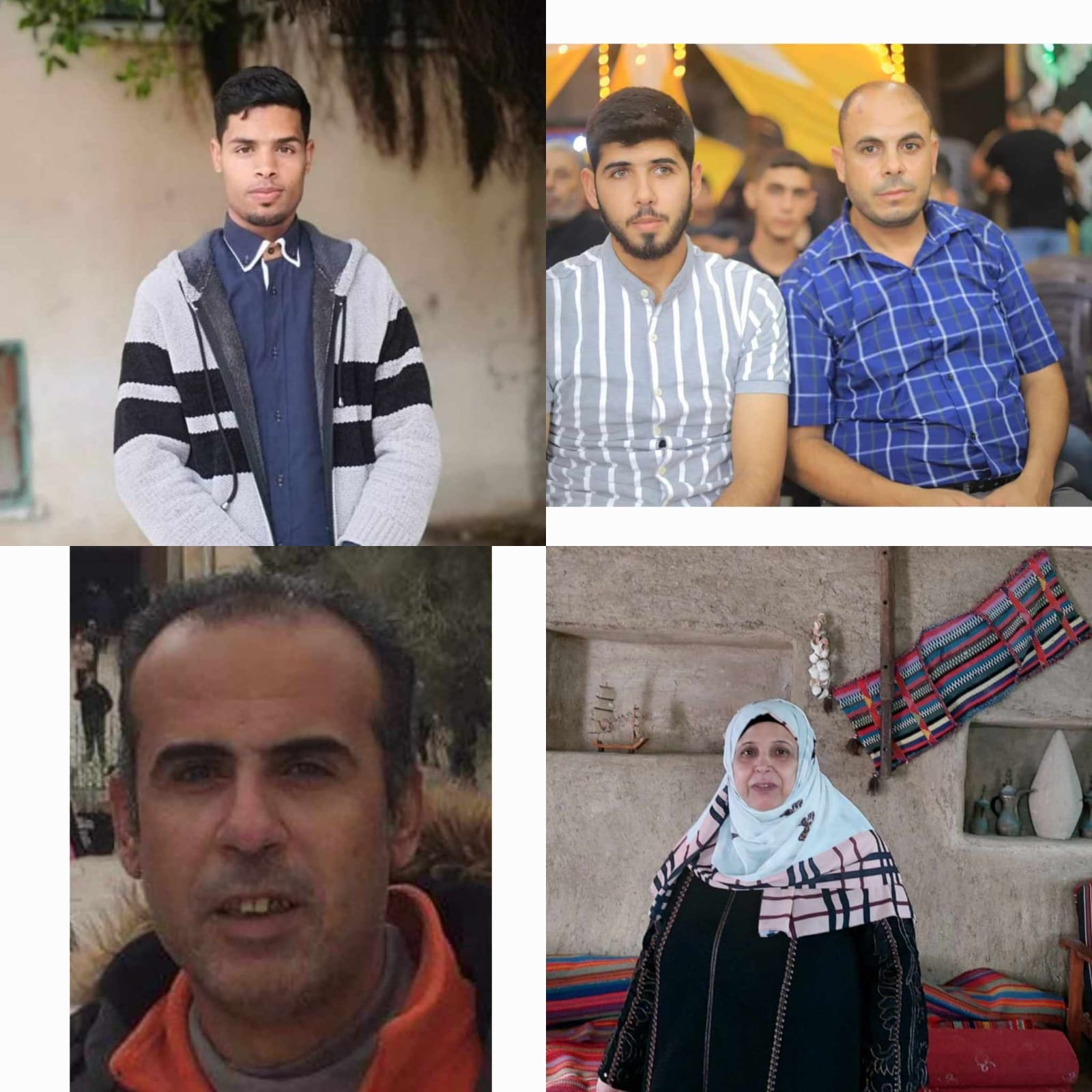 Wissam’s family members, including her husband, who are missing in Gaza