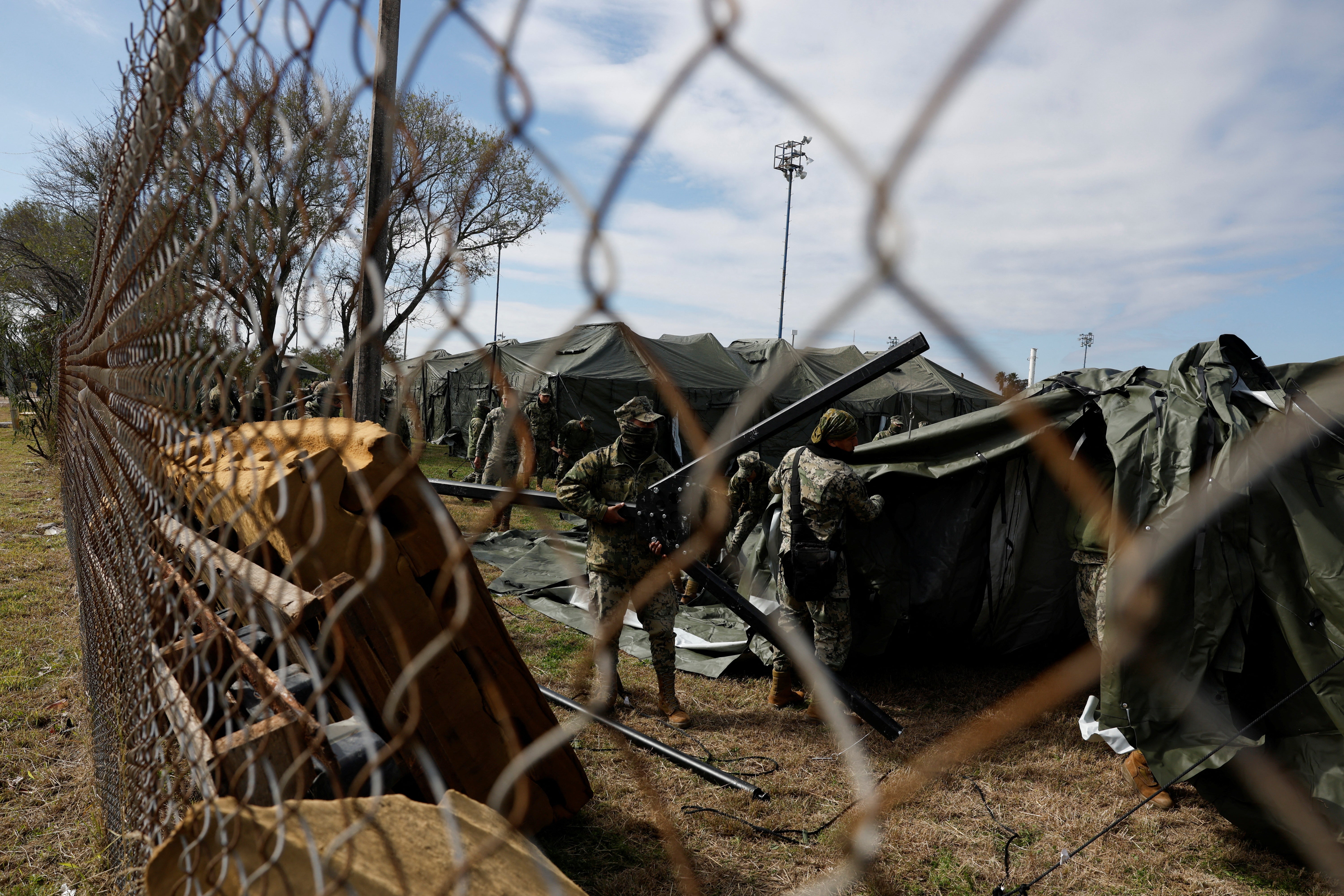 Mexican officials have prepared emergency shelters in multiple cities ahead of an expected flood in deported nationals