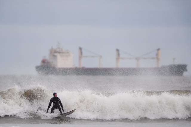 Strong winds are set to batter parts of the country as Storm Eowyn arrives (Owen Humphreys/PA)