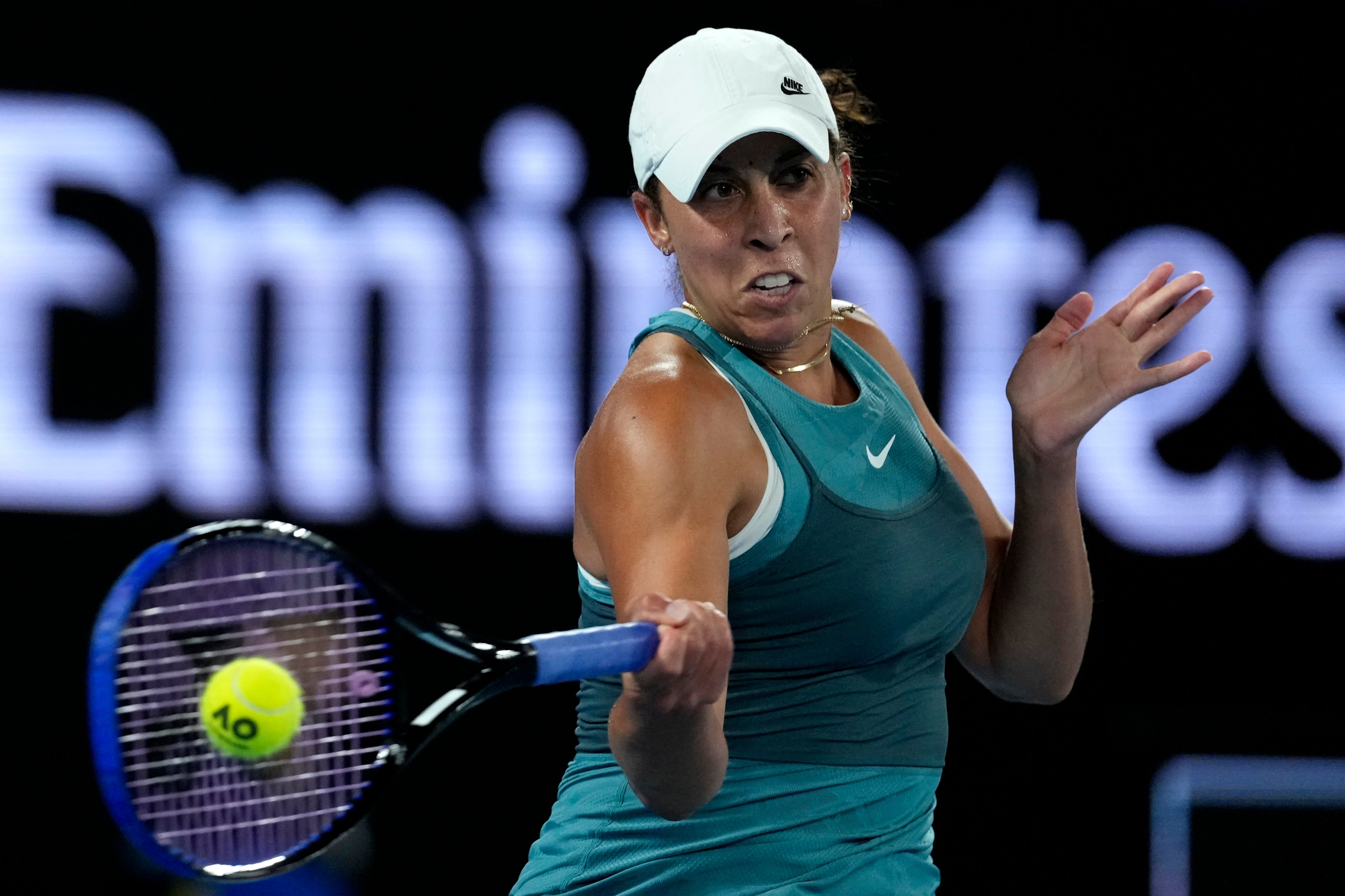 Madison Keys’s powerful forehand and blistering serves helped her defeat Iga Swiatek