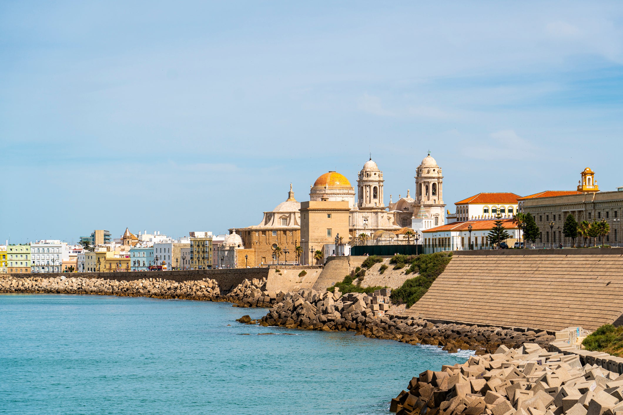 A Cidade Velha de Cádiz é facilmente acessível a partir de um navio de cruzeiro