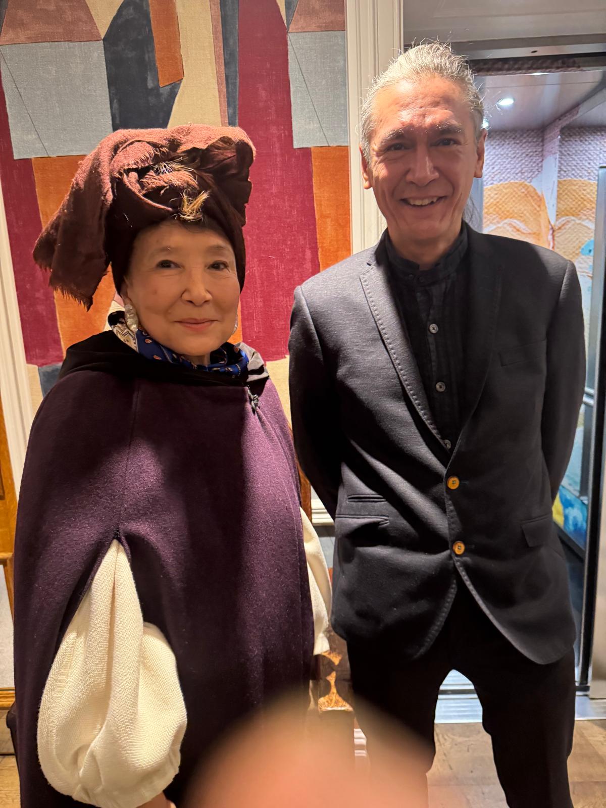 Jung Chang and Kim Aris at the screening of the ‘Cancelled’ documentary in London