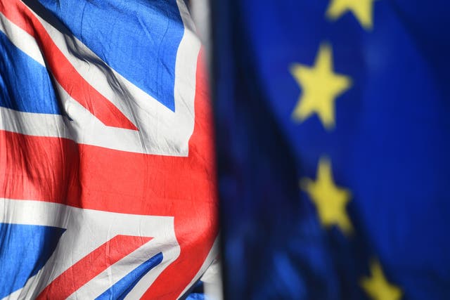 Union and European Union flags (Kirsty O’Connor/PA)