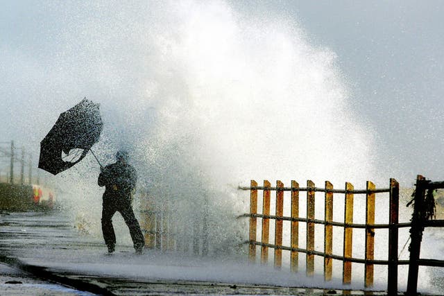 A red weather warning has been issued for part of Scotland on Friday (Andrew Milligan/PA)