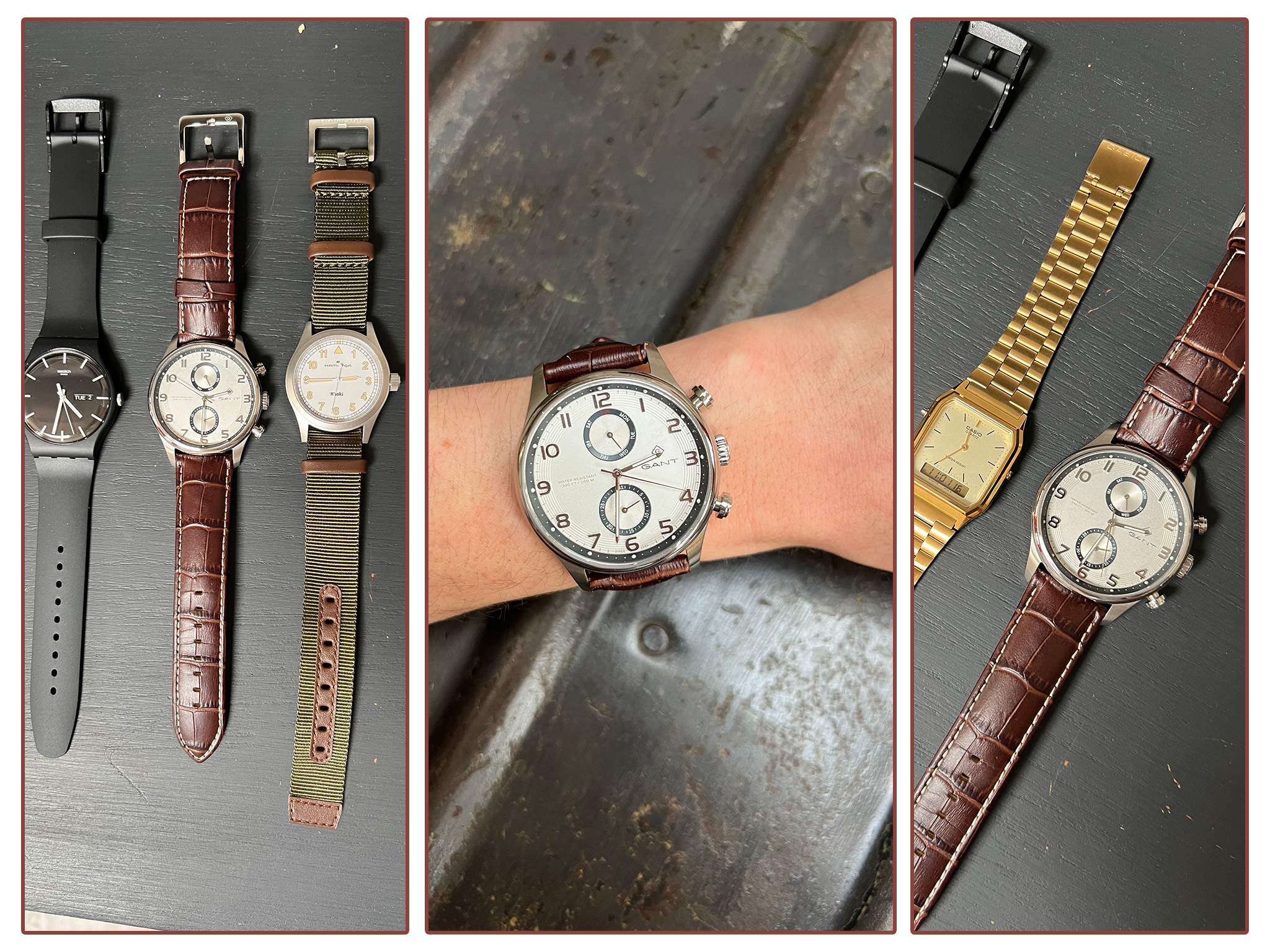 A selection of the men's watches we put to the test