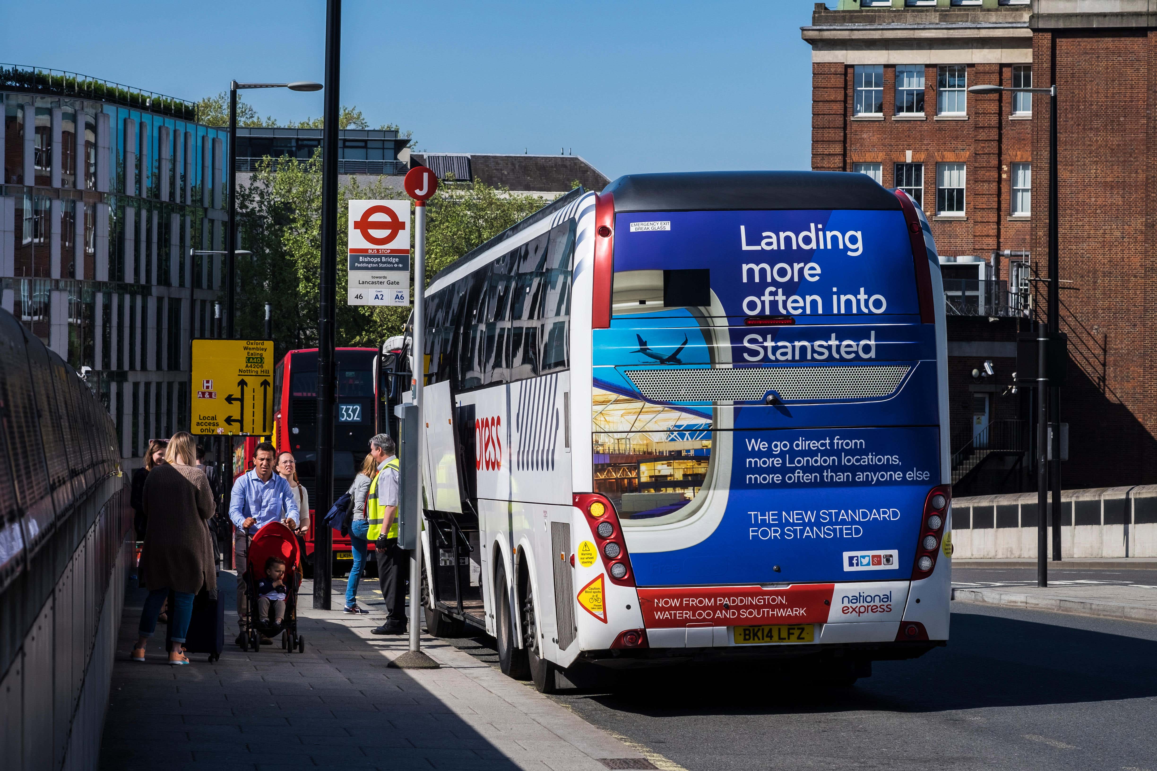 Urban councils are being urged to provide better coach stops by an industry body which claimed passengers are often dropped off in ‘dingy’ areas (Alamy/PA)