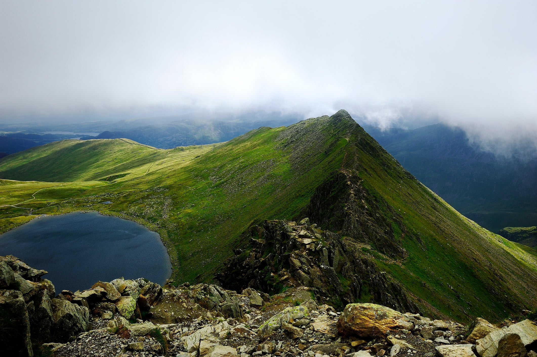 Ascend the Helvellyn mountain in the Lake District