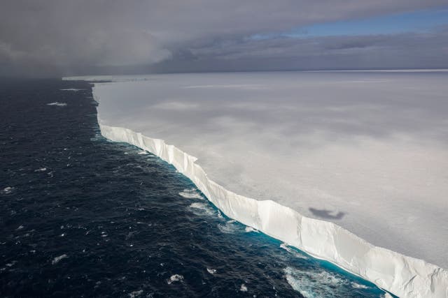 <p>This image provided by the Ministry of Defence shows the iceberg, known as A23a, on November 25, 2024, off the coast of Antarctica</p>