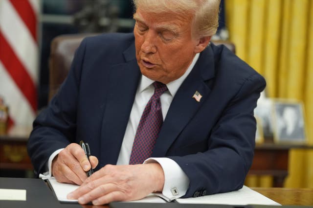 <p>President Donald Trump signed an order attempting to end birthright citizenship, guaranteed in the 14th Amendment and championed for decades in the 19th century by Black Americans </p>