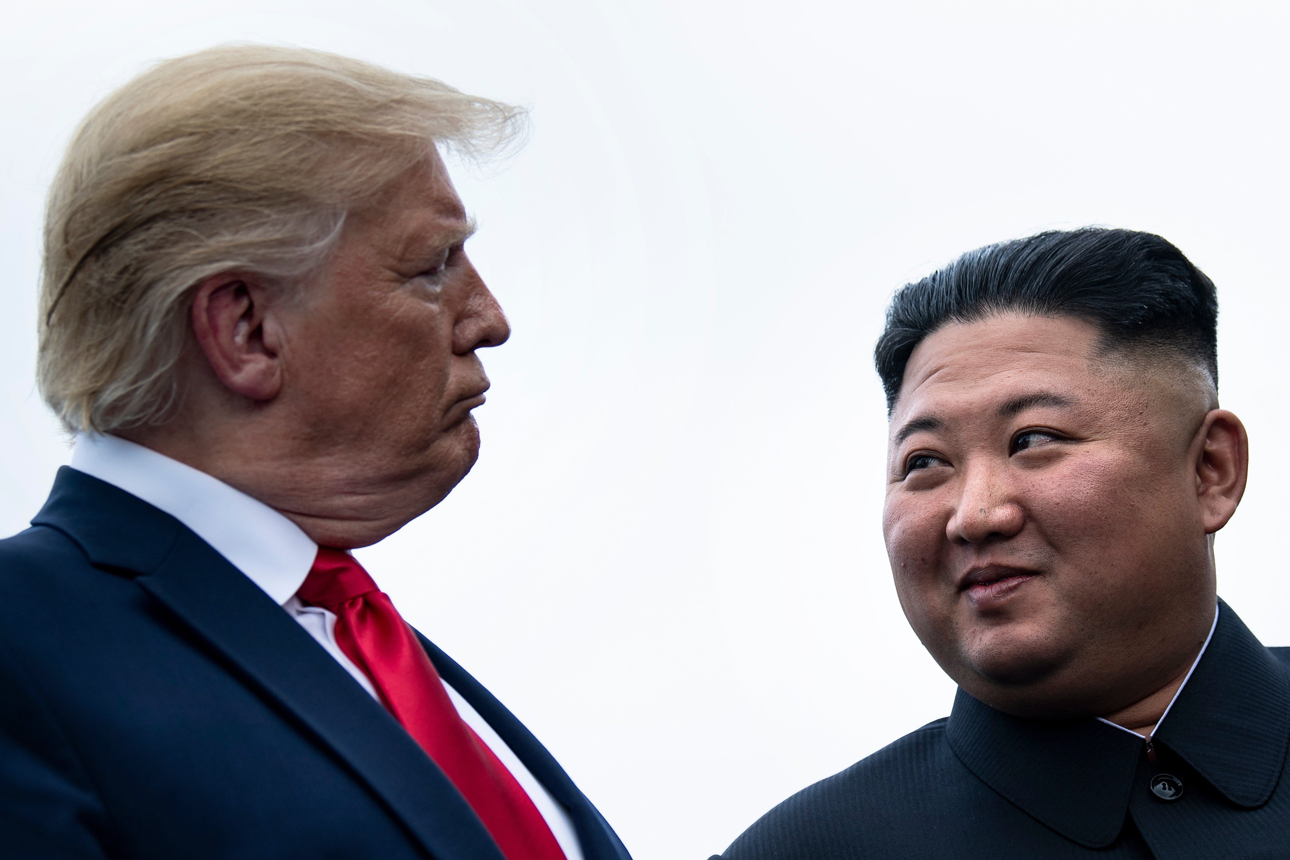 US President Donald Trump and North Korea's leader Kim Jong-un