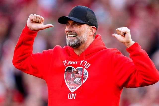 <p>Jurgen Klopp left Liverpool last summer after revealing he was “running out of energy” (Peter Byrne/PA)</p>