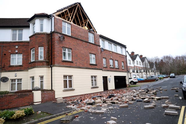 Britain Northern Ireland Storm