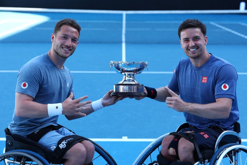 Alfie Hewett and Gordon Reid continue doubles dominance with sixth straight Australian Open title