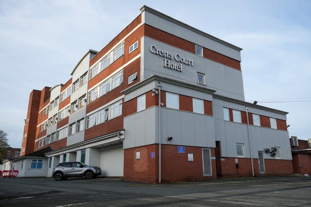 <p>The Cresta Court Hotel, Altrincham, where asylum seekers are currently housed </p>