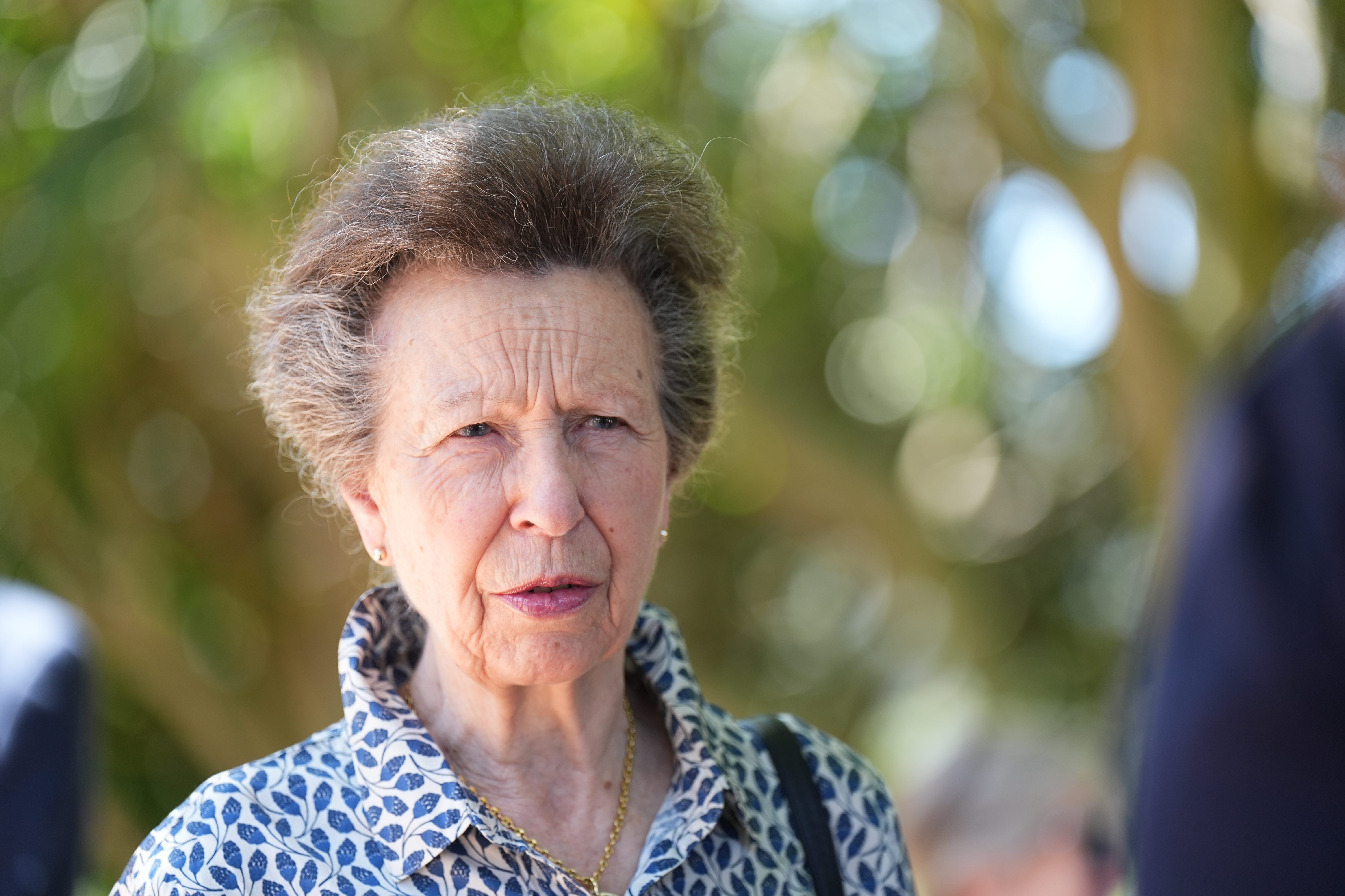 Princess Royal arriving for a visit to the South African Riding School for Disabled Association (Aaron Chown/PA)