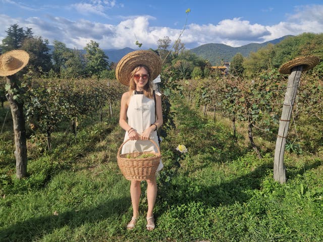 <p>Getting into the swing of things at Lopota Harvest Festival in Georgia</p>