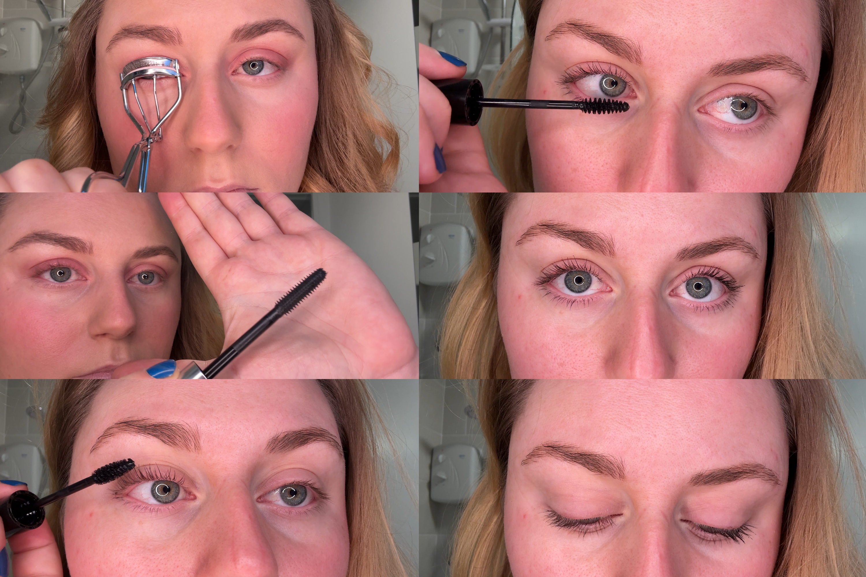 I curled my lashes before testing every mascara, to give each formula an even chance of success