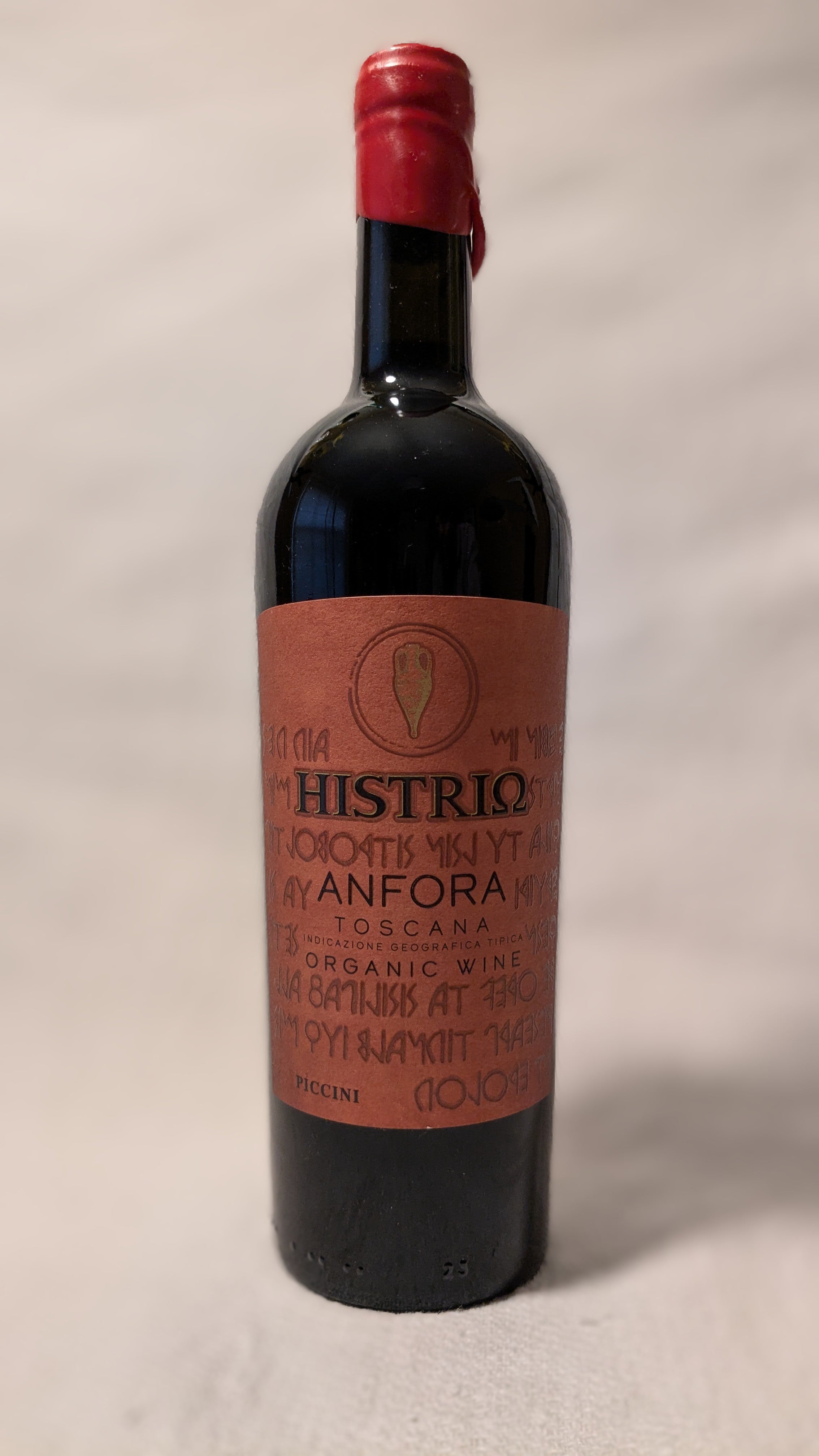 Piccini Histrio Organic Anfora Toscana Rosso, Italy, 2020