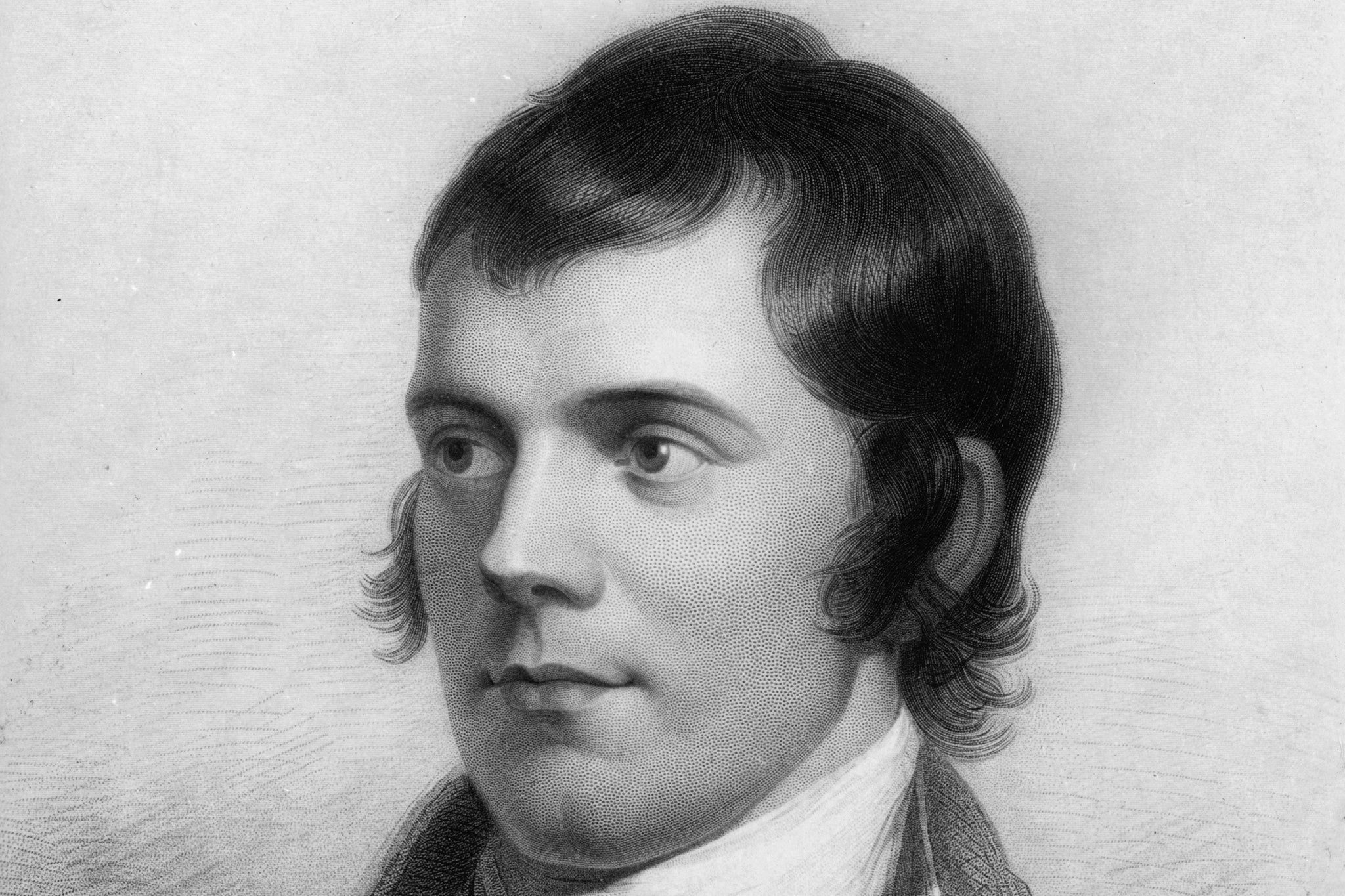 <p>Scottish poet Robert Burns (1759 - 1796)</p>