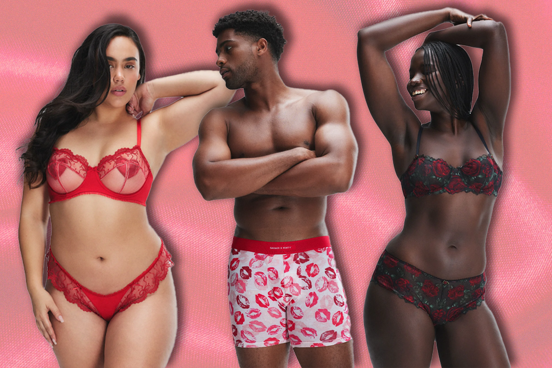 The pieces span bras, bodysuits, boxers and more