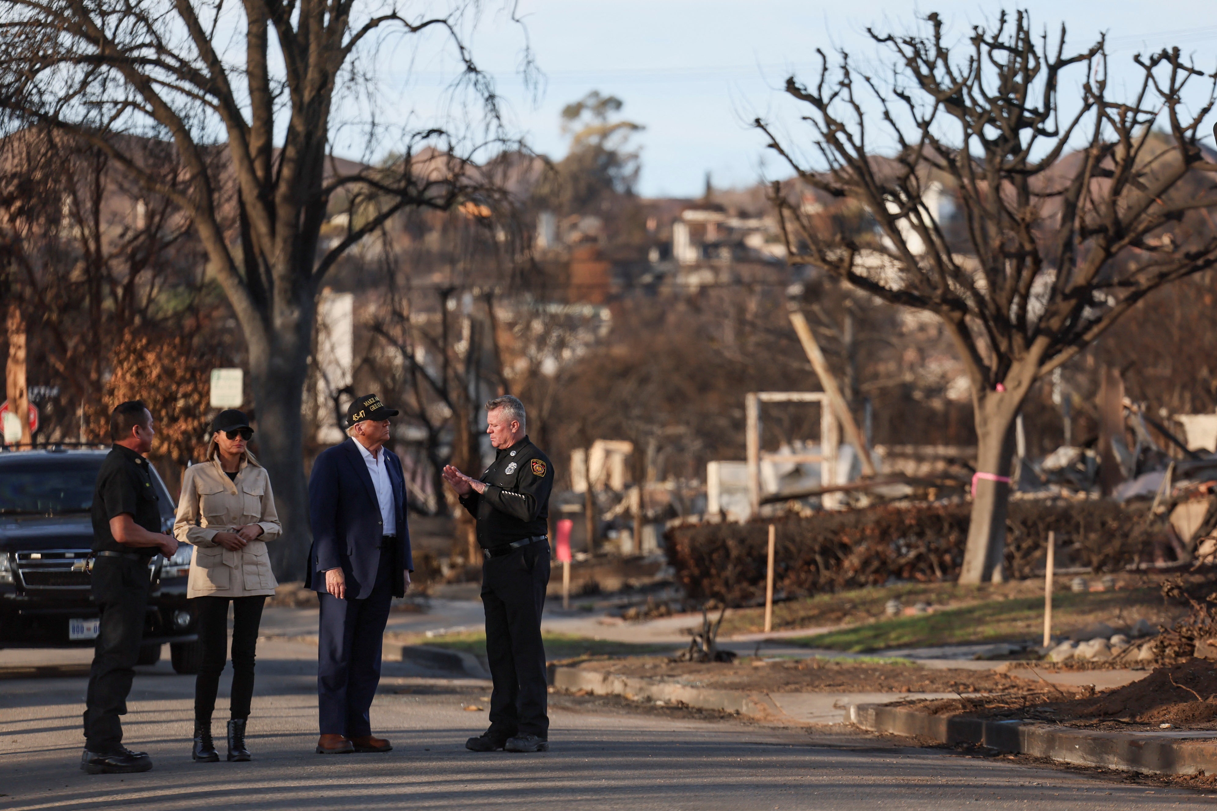 Trump has promised to back California ‘100 percent’ in its wildfire recovery