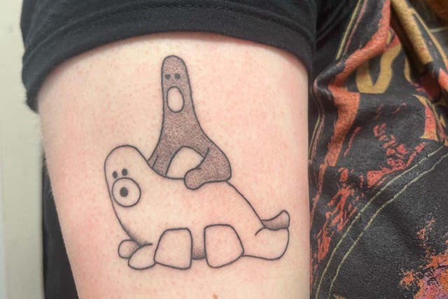 Gia O’Donohoe’s Feathers McGraw tattoo (Gia O’Donohoe/PA)