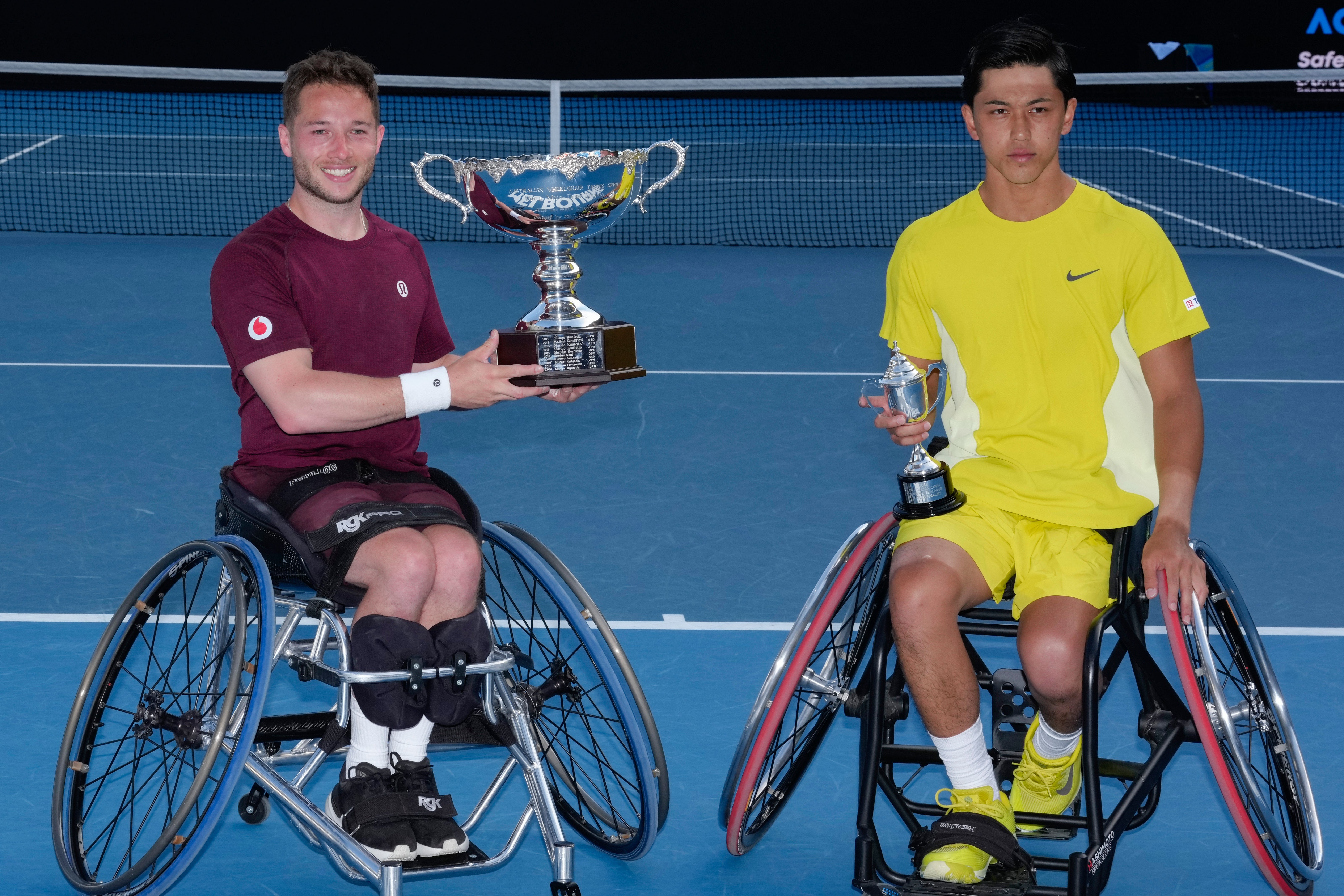 Alfie Hewett beat Tokito Oda in the wheelchair singles final