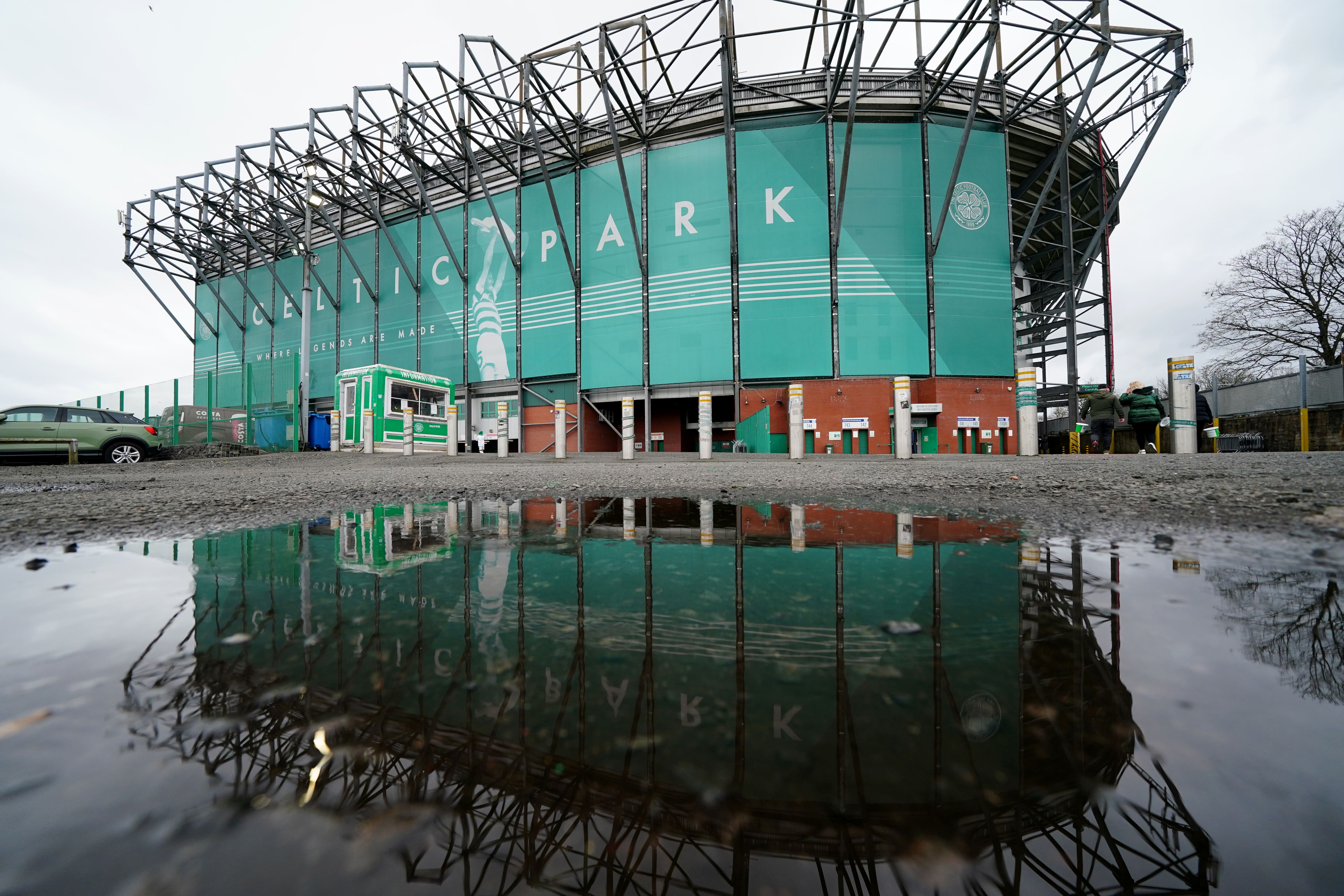 Celtic Park has suffered storm damage (Jane Barlow/PA)