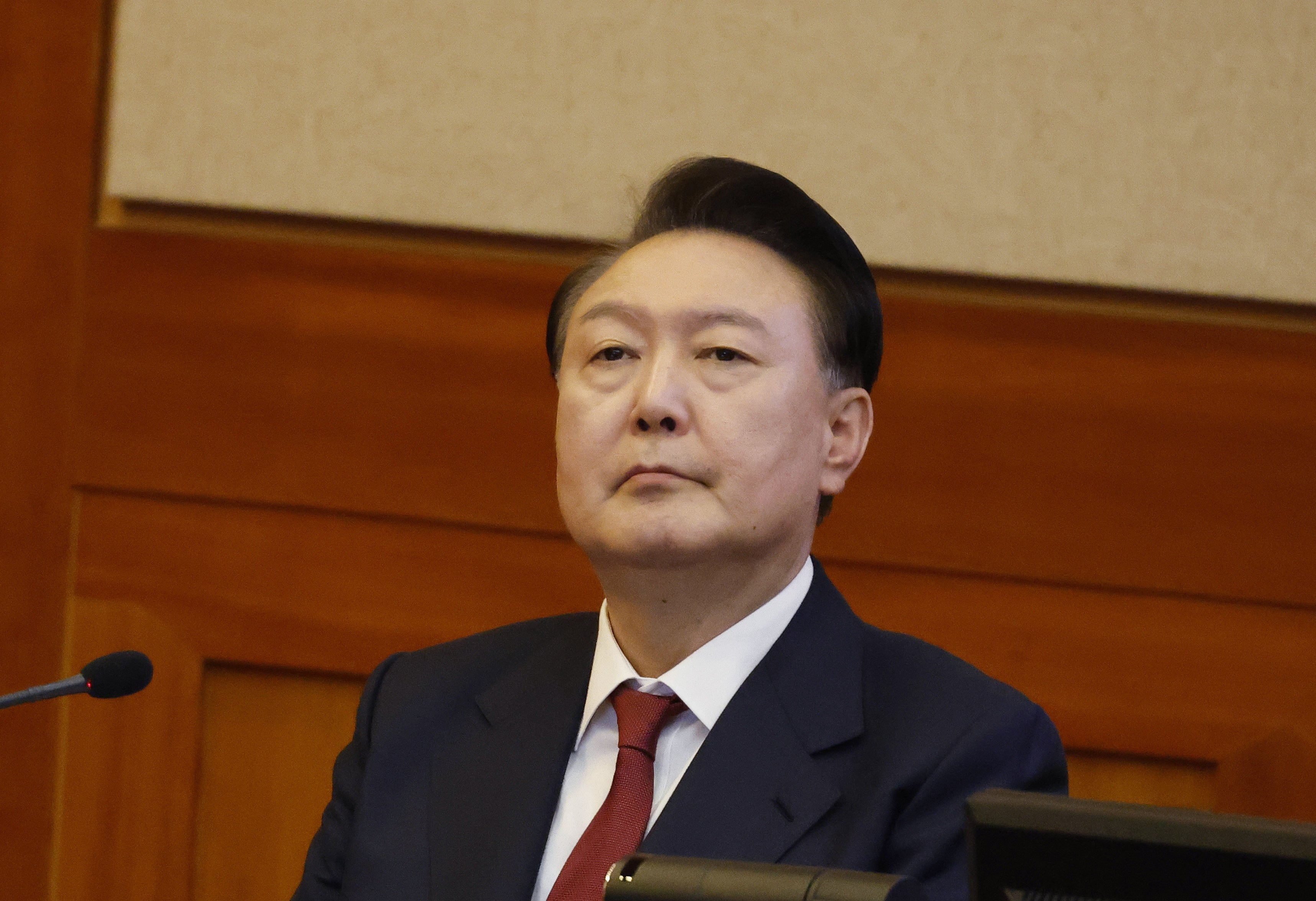 South Korea’s impeached president Yoon Suk Yeol attends the fourth hearing of his impeachment trial in Seoul