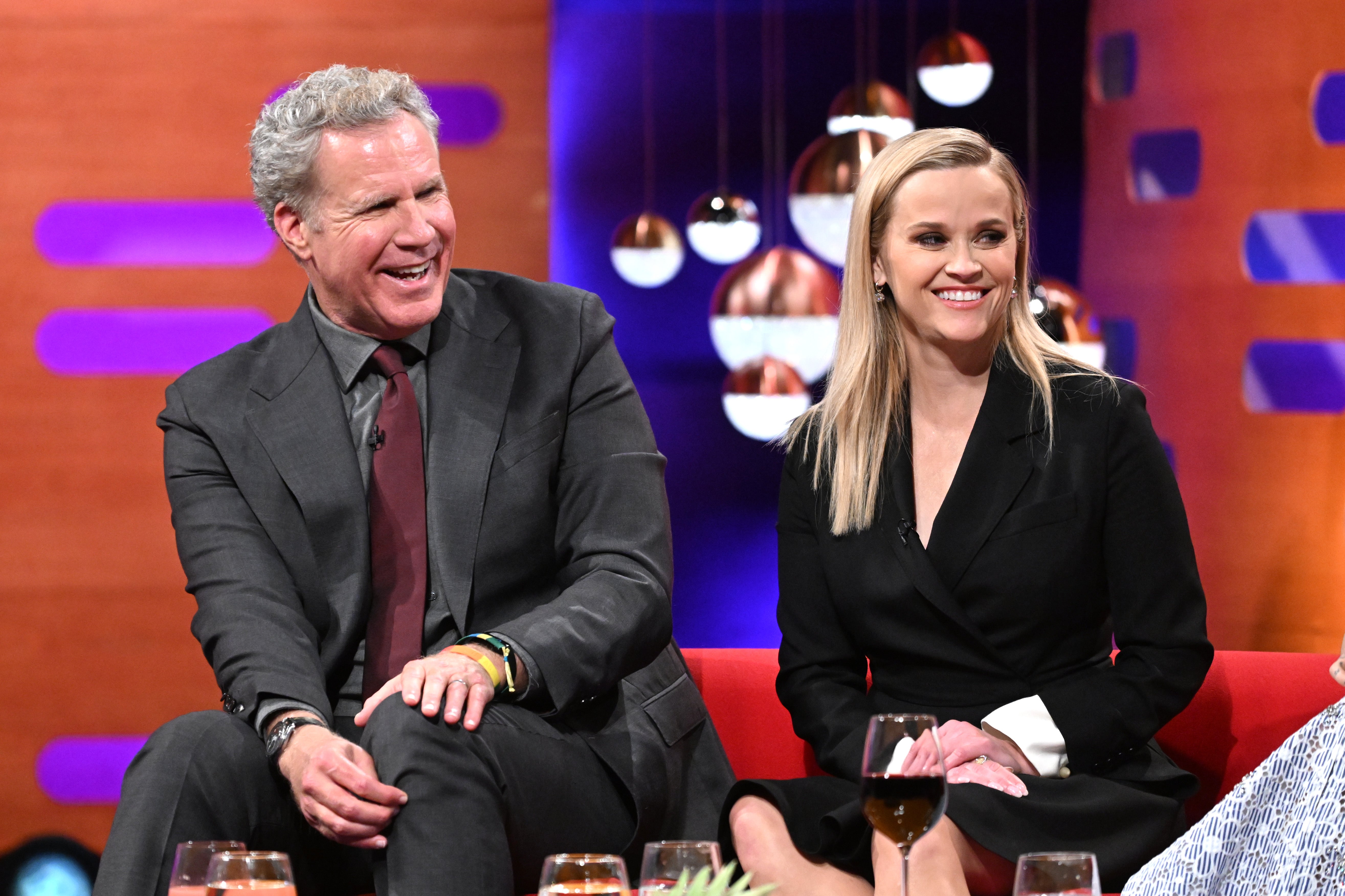 Will Ferrell e Reese Withersoon em 'The Graham Norton Show'