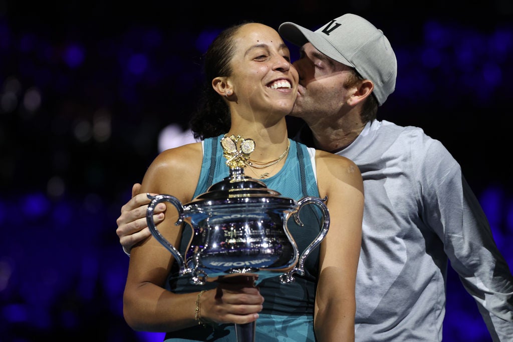 Keys and her husband Bjorn Fratangelo, who became her coach in 2023 and has played a crucial part in her success