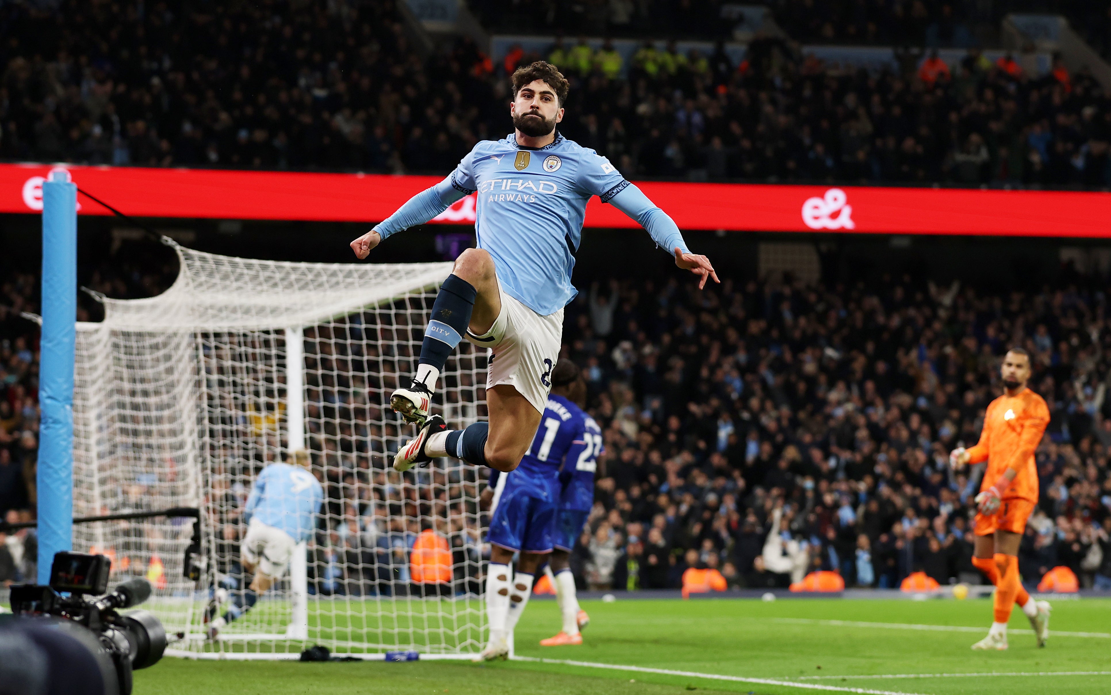 Josko Gvardiol celebrated yet another goal for Man City